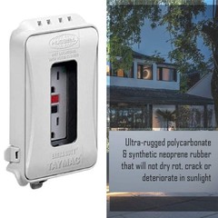 ML500W Single-Gang Mount 16-in-1 Flat Nonmetallic Weatherproof White 1 Pack