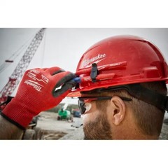 Black Vented Hard Hat – Type 1 Class C, 4-Point Ratcheting Suspension