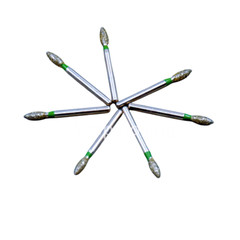 Dental Diamond Burs FG Pointed Football 368/023C Coarse Grit High Speed Bur
