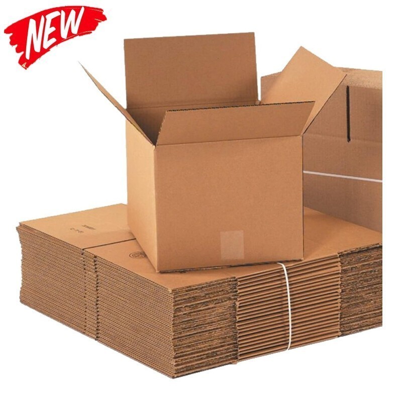 Shipping Boxes Small 25-Pack Corrugated Cardboard Box Packing, Moving Storage