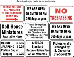 Custom Your Text Sign 10″ x 7″ Aluminum Metal