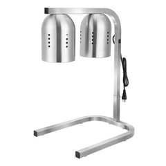 Commercial Food Heat Lamp with 500W Bulbs for Food Restaurant Kitchen