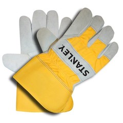 Cordova Stanley Select Cowhide spit Leather Palm Work and Safety Gloves – Yel…