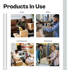 General Purpose Masking Packing Tape, Shipping Moving Box Tape
