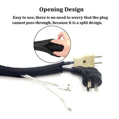 Automotive Split Loom Tubing Heat Resistant Wire Harness Cover 1/4″ to 1″ Sizes