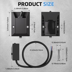 Latching 2-Pin Toggle Switch – 12V 30A for Reliable Outdoor Electrical Control