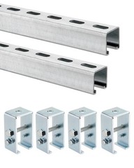 4.75 Feet Strut Channel Trolley Track 1-5/8″, w/ Channel Trolley Track Hanger US