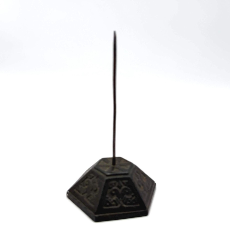 Cast Iron Receipt Spike: Vintage General Store Decor (5.5″ x 3″)