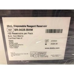 Biotix SR-0025-BWM 25 mL Disposable Reagent Reservoir, 100 per pack (4 Packs/CS)
