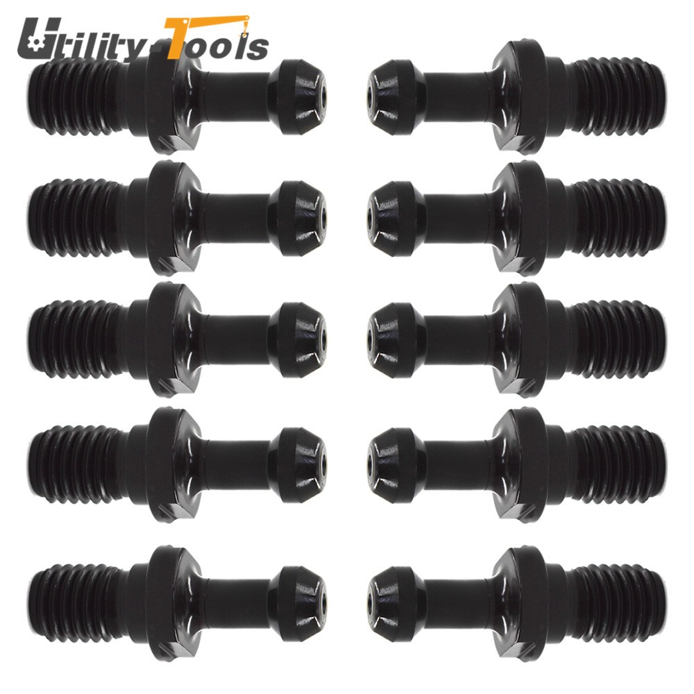 10Pcs CAT40 45° 0.589″ 5/8″-11″ Pull Stud Retention Knob Fits For HAAS TOSHIBA