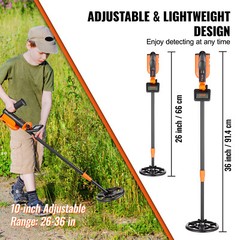 Metal Detector for Kids Professional Gold Detector 6 in IP68 Waterproof
