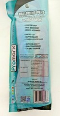 12 Promarx Fashion Stick Ballpoint Pens, 1.0 mm, Assorted Colored Ink, 6 Pack X2