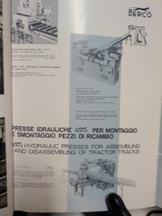 1967 Berco Allis-Chalmers Replacement Parts for Crawler Tractors Manual