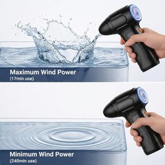 Electric Air Duster, 200,000 RPM 8000mAh Rechargeable Compressed Air Alternat…