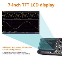 Owon SDS200 Series Digital Oscilloscope 2CH 100/150/200MHz 25MHz SignalGenerator