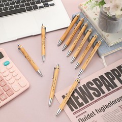 Fuutreo 50 Pcs Employee Appreciation Gift Bulk Inspirational Bamboo Pens Than…