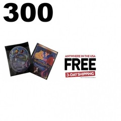 300 Clear 2 Disc Black Non Woven CPP Sleeves & DVD Booklet **1-3 DAYS