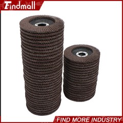 Findmall 50 Pcs 4-1/2″×7/8″ 40 Grit Premium Zirconia Flap Disc Sanding Grinding