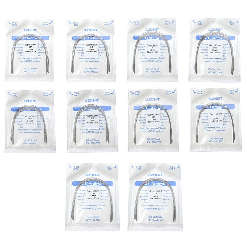 0.99$ Dental Orthodontic Super Elastic Niti Round Natural Form Arch Wire AZDENT