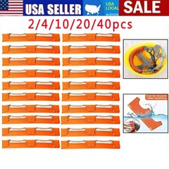 2-40pcs Safety Helmet Sweatband Cotton Hard Hat Liner Accessories Washable