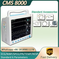 CMS8000 12.1″ Big Screen Multi-Patameter Patient Monitor ICU Vital Sign Monitor