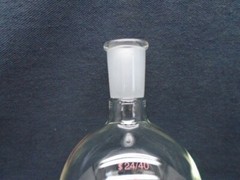 Kimble KONTES Glass 500mL Kugelrohr Single Distilling Bulb Ball Tube 24/40 Jts