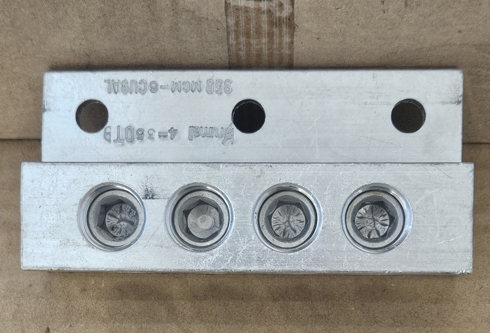 NSI 4-350T3 Mechanical Lugs (4) 350 MCM-6 AWG 3 Mtg Holes