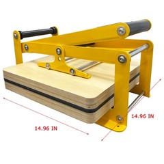 Wooden Lino Printing Hand Lever Press Machine,15in ×15 in Block Printing Press