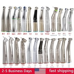 Dental LED Fiber Optic 20:1/1:1/1:5/1:4.2 Impalnt Contra Angle Handpiece