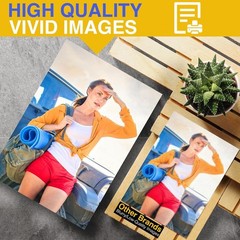 Printable Magnetic Paper,Non Adhesive,12 Mils Thick Magnet Glossy Sheets