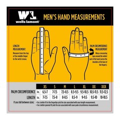 Wells Lamont Men’s Fingerless Synthetic Leather Palm Work Gloves, Large (847L)