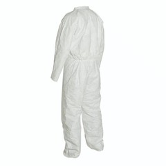 Dupont TY120S-2XL Tyvek 400 Coverall Plain Suit Zipper Front Case/25 Ea