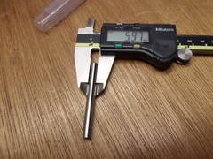 6MM X 56MM Ultra Hard C2 Tungsten Carbide Rod With 1MM Diameter Coolant Hole