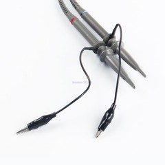 2pcs Oscilloscope Probe Scope Clip Test Cable Lead Kit 1X /10X BNC For P6100