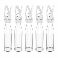 100/1000Pcs 2mL Glass vial Lab vials Sample Vials w/ Cap w/ 0.25mL Vial Inserts