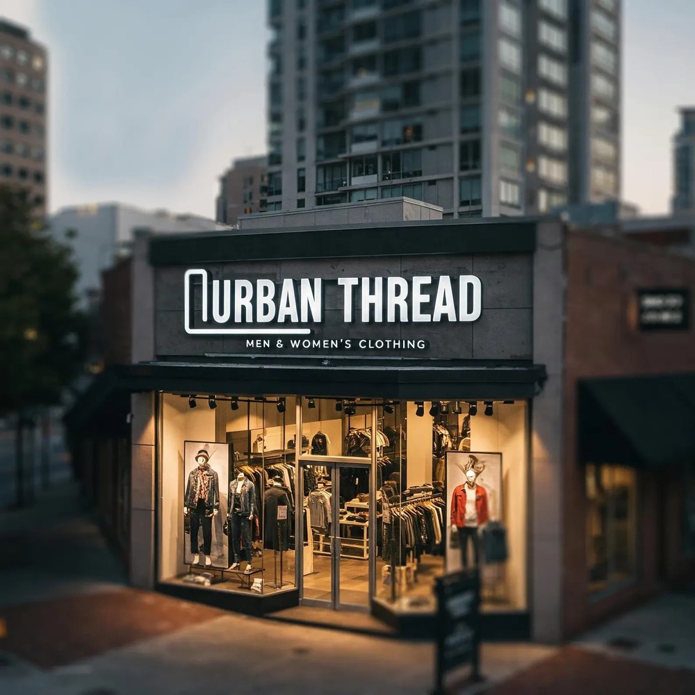𝑵𝓙̶ Custom Channel Letters Sign, 3D LED Storefront Logo, Acrylic Metal PVC