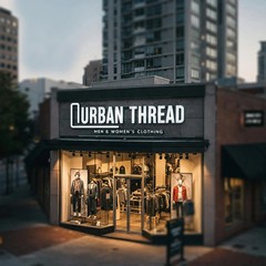 𝑵𝓙̶ Custom Channel Letters Sign, 3D LED Storefront Logo, Acrylic Metal PVC