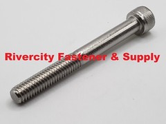 M6-1.0 x 55 Stainless Socket Allen Head Bolts M6x1.0x55 Screws 6mm x 1.0 x 55mm