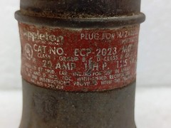 Appleton cat no.ECP-2023 PLUG