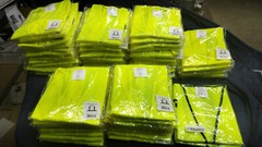 LOT OF 83 PIP Class 2 Mesh Vest Zipper High Visibility Pockets M L 2X 3X 4X