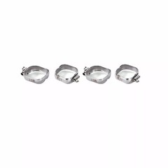 80 Pcs Dental Ortho Bands with Buccal Tube First Molar Roth 022″ 16#-35# U2L1