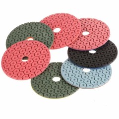 5 Inch Hexagonal Honeycomb Diamond Polishing Pads Wet/Dry for Granite Marble