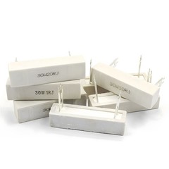 30 /50 /100 Watt Wire wound Cement Resistors Axial 0.1 ohms to 200K ohms 5%