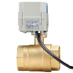 110V/230VAC 1-1/4″ DN32 2 Way Motorized Normally Closed Electrical Ball Valve