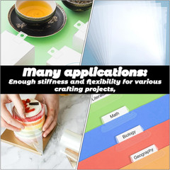 12 Inches x 40ft Acetate Sheets for Crafts 4 Mil/0.1mm Clear Sheets…