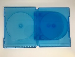 2 Original Scanavo 14mm 6-Disc Blue Blu-Ray DVD Case, AMZ.6DISC.14MM.KRT