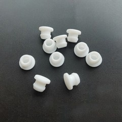 White Silicone Rubber Hole Plugs Snap-on Blanking End Caps Seal Stopper 2.5-14mm