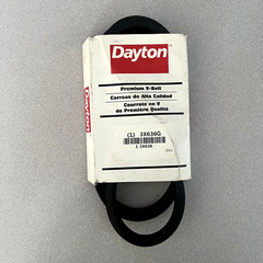 DAYTON V-Belt: B42, 45 in Outside Lg, 0.656 in Top Wd, 13/32 in Thick 3X636G