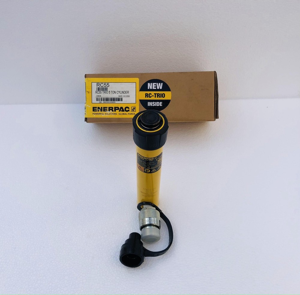 Enerpac RC 55 Trio Hydraulic Cylinder Single Acting 5 Ton Capacity 5″ Stroke