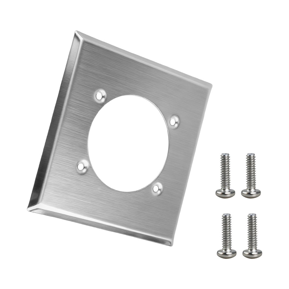 NEW Outlet Cover Wall Plate 2 Gang Hole Dia. 2.48″ for HBL9450A Hubbell 14-50R